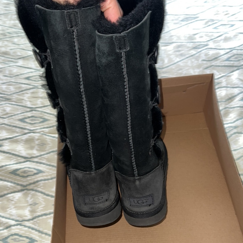 UGG black Bailey button Triplet II Boot - Picture 5 of 7